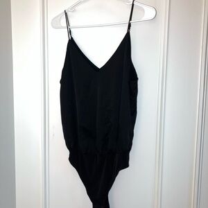 Express Black V-Neck bodysuit cami